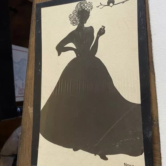 10 Black White Art Deco Pen Ink Drawings 7 signed "NOVA" Vintage Ladies GUC - Picture 3 of 16